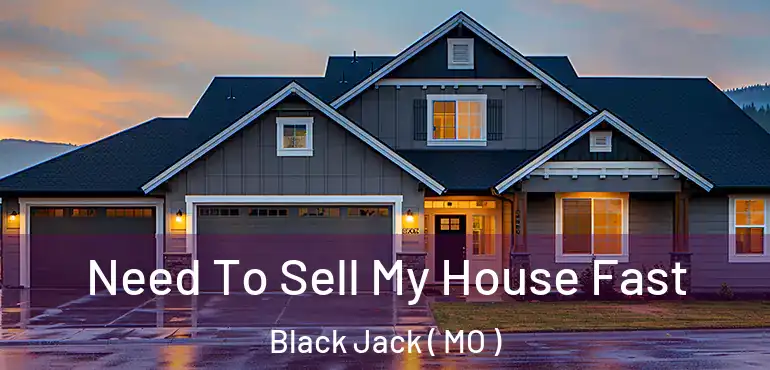  Need To Sell My House Fast Black Jack ( MO )